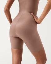 SPANXshapeâ„¢ Invisible Open-Bust Mid-Thigh Bodysuit | Cafe Au Lait